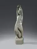 Georg Kolbe, Zorn (Flamme), 1922/1923, Stone sculpture. Shell limestone