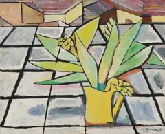 Aldo Bonadei, Flor na Fav.[ela] - Blumenstillleben, 1968, Oil on canvas