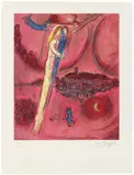 Marc Chagall, Le Cantique des Cantiques, 1975, Colour lithograph on wove paper with watermark "Arches"
