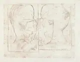 Marcel Duchamp, The Chess Players, 1965/1966, Etching on Japon nacré 43.6 x 57.9 am (
