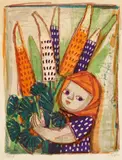 Otto Dix, Mädchen mit Lupinen