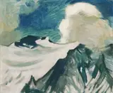 Barthel Gilles, Gletscherlandschaft, 1924, Oil on canvas