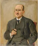 Max Liebermann, Bildnis eines unbekannten Herrn mit Kneifer und Zigarre, 1923, Oil on canvas