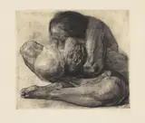 Frau mit totem Kind by Käthe Kollwitz, 1903, Etching on cooperplate card, sold Jun 2016