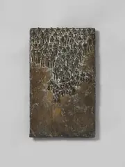 Alfred Lörcher, Bergpredigt, 1959, Bronze relief