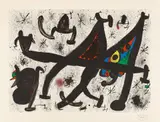 Hommage à Joan Prat by Joan Miró, 1971, Colour lithograph on wove paper, sold Jun 2016