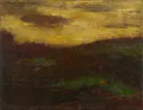 Christian Rohlfs, Hügelige Landschaft (Abendlandschaft)