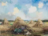 Eberhard Viegener, Untitled (Bäuerin bei der Rast)