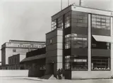 Faguswerk in Alfeld/Leine by Albert Renger-Patzsch, 1928, Vintage gelatin silver print on Agfa-Brovira paper, printed 1940s, sold Jun 2016