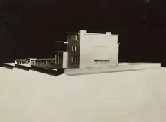 Modell Haus Prof. Auerbach, Jena, Straßenseite by Bauatelier Walter Gropius, 1924, Vintage gelatin silver print, sold Jun 2016