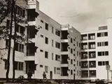 Weco-Phot., Wohnblock in der Siedlung Siemensstadt, Berlin, 1930, Vintage gelatin silver print