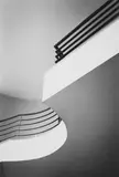 Hans W. Mende, Haus des deutschen Metallarbeiter-Verbandes, Berlin-Kreuzberg, 1980, 2 gelatin silver prints on Agfa paper. Each