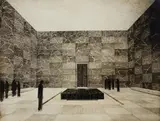 Wide World Photos, Neue Wache, Berlin, Wettbewerbsentwurf, 1930, Vintage ferrotyped gelatin silver print
