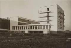 Bauhaus, Südostansicht by and Anonymous, 1926, Vintage gelatin silver print, sold Jun 2016