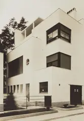 Marc Vaux, Maison de Monsieur D., rue Mallet-Stevens, Paris, Auteuil, 1928, Vintage gelatin silver print