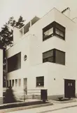 Marc Vaux, Maison de Monsieur D., rue Mallet-Stevens, Paris, Auteuil, 1928, Vintage gelatin silver print