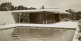 Berliner Bild-Bericht, Deutscher Pavillon, Weltausstellung Barcelona, 1929, Vintage hand-tinted gelatin silver print