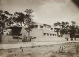 Continental Photo, Haus Goldstein, Berlin-Westend, Straßenansicht von West, 1924, Vintage gelatin silver print