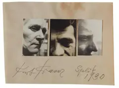 Kurt Kranz, Split, 1930, 3 vintage gelatin silver contact prints. From