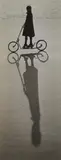 Theo Felten, Schattenspiele. Der Radfahrer. Das Gespenst auf der Straße. Ohne Titel, 1930s, 4 vintage gelatin silver prints, thereof 3 prints on Agfa-Brovira paper. From