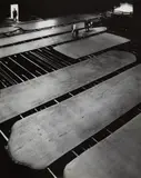 Ludwig Windstosser, Grobblechwalzwerk, 1950s, Vintage ferrotyped gelatin silver print on Agfa-Brovira paper