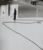 Hannes Kilian, Eismaschine, 1962, Vintage ferrotyped gelatin silver print