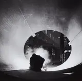 Rudolf Holtappel, Kesselbau, Firma Babcock AG, Oberhausen. Kanalinspektion, Oberhausen, 1960, 2 gelatin silver prints, printed