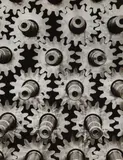 Ruth Hallensleben, Materialstapel, Mechanische Werkstatt