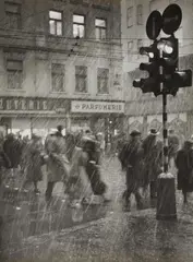 Erich Einhorn, Schneegestöber, 1956, Vintage gelatin silver print