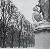 Herbert Tobias, Avenue de l'Observatoire, Paris, 1952, Gelatin silver print, printed later