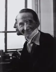Victor Obsatz, Portrait of Marcel Duchamp, 1953, Gelatin silver print, printed later