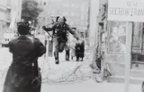 Peter Leibing, Sprung in die Freiheit, 1961, Gelatin silver print (copy print), printed