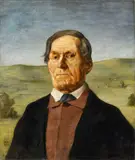 Hans Thoma, Uncle Ludwig Maier, Oil on canvas (relined)