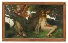 Philipp Otto Schäfer, The Serenade, Oil on canvas
