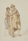 Johann Georg von Dillis, Two Standing Male Figures