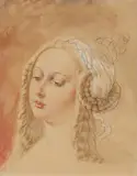 Ludwig Emil Grimm, Potrait of Hedwig von Münchhausen, later von Scholley