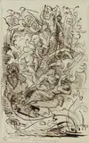 Eugen Napoleon Neureuther, Illustration sketch for "Der Blumen Rache", Pen and brown ink