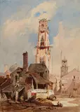 Baltimore by Eduard Hildebrandt, Watercolour, sold May 2016