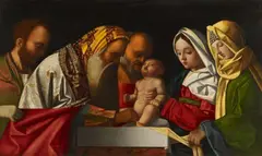 studio of Giovanni Bellini, The Circumcision of Christ, Oil on panel
