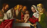 The Circumcision of Christ by studio of Giovanni Bellini, Oil on panel, sold May 2016
