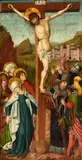 Lower Rhine-Region circa 1500, The Crucifixion and the Annunciation, Oil on panel