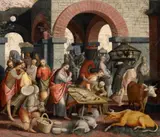 Pieter Aertsen, Christ Driving the Merchants from the Temple, Oil on panel