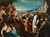 Hans Rottenhammer, The Raising of Lazarus, Oil on copper