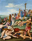 Johann König, The Brazen Serpent, Oil on copper
