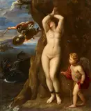 Thomas Willeboirts called Bosschaert, The Rescue of Andromeda, Oil on canvas (relined)