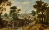 Pieter Meulener, Scene from the Thirty Years' War, Oil on canvas (relined)