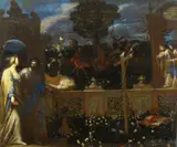 attributed to Joseph Heintz the Younger, Allegory of the Redemption, Oil on canvas (relined)