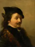 Portrait of a Man by in the manner of Rembrandt, Oil on panel, sold May 2016