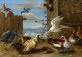 attributed to Jan van Kessel the Elder, Caged Birds, Oil on copper