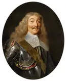 French School 17th century, Portrait of a Gentleman in Armour and a Lace Collar